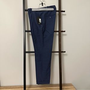 RW&Co Tailored Denim-Blue Slim Leg Ankle Pant